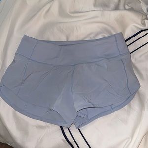 Lululemon baby blue shorts